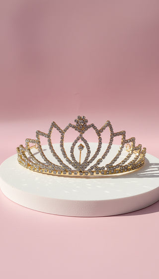 Curved Crystal Wedding Bridal Tiara Crown