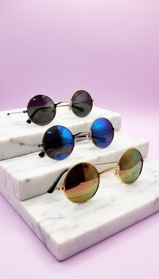 Children's Retro Frame Sunglasses Box of 20