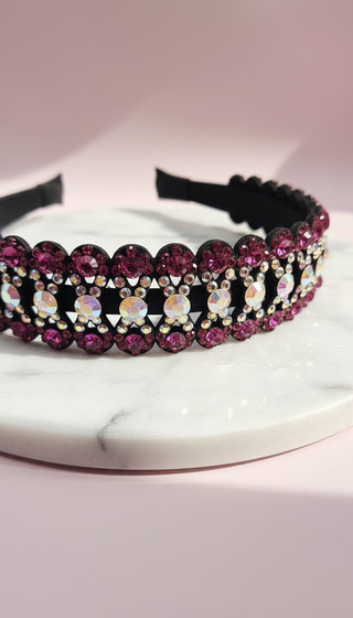 Women’s Crystal Bow Statement Headband & Hair Band