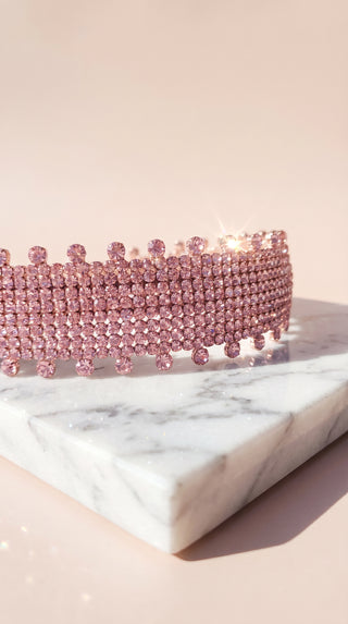 Women’s Crystal Cluster Statement Headband & Hair Band