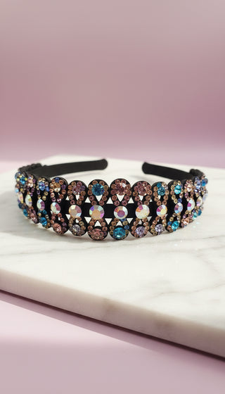 Women’s Crystal Bow Statement Headband & Hair Band