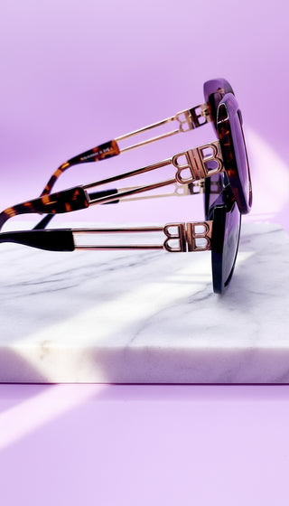 BB Acrylic Square Frame Sunglasses Box of 20