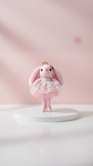 Softie Squad Bunny Rabbit Bag Charm Key Ring