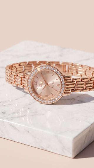 Crystal Round Watch