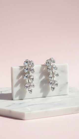 Marquise Crystal Necklace, Earrings & Ring Set