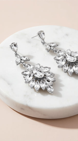 Tear Drop Crystal Drop & Dangle Earrings