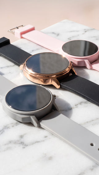 Digital Stainless Steel Round Face Unisex Watch