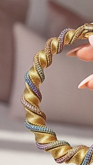 Elixir Collection Spiral Crystal Necklace