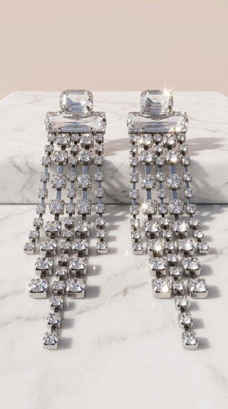 Tassel Crystal Drop & Dangle Statement Earrings