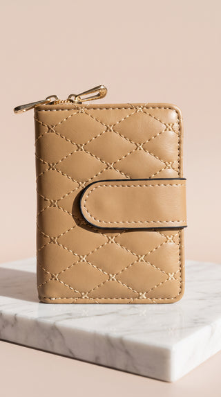 Women's Quilted Zip-Around Multi-Card Wallet