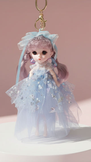 Fairy Princess Baby Doll Flexi Joint Key Ring & Bag Charm
