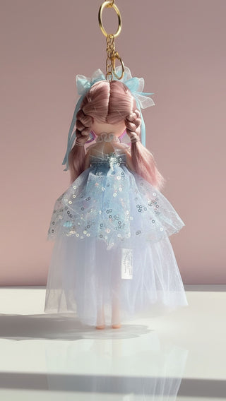 Fairy Princess Baby Doll Flexi Joint Key Ring & Bag Charm