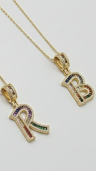 Personalised Initial Jewellery Gift Set – Necklace, Ring & Bracelet