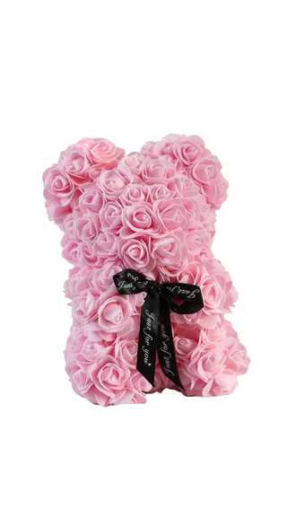Silk Artificial Flower Teddy Roses With Luxury Gift Box