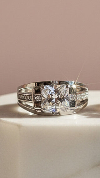 Men's Crystal Box Set of 12 Rings