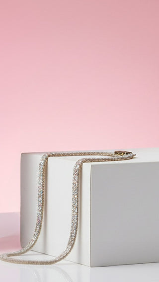 Elixir Collection Radiance Collar Crystal Necklace With Magnetic Closure