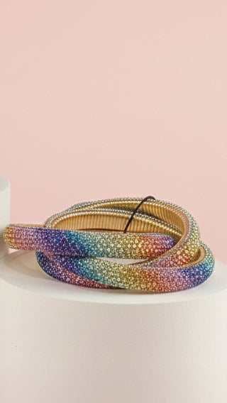 Interlocking Triple Stretchy Bangles