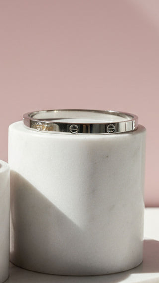 Stainless Steel Love Stacking Bangle