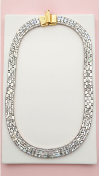 Elixir Collection Radiance Collar Crystal Necklace With Magnetic Closure