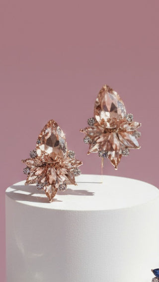 Luxe Crystal Stud Earrings