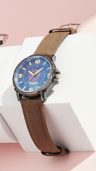 Men’s Blue Round Face Sport Watch