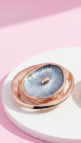 Abstract Magnetic Lilly Brooch