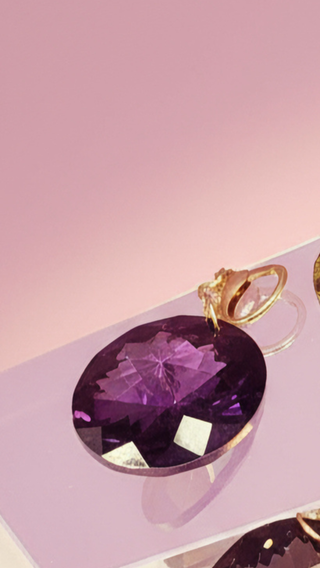 Faceted Round Crystal Keyring & Bag Charm