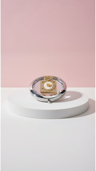 Perfume Atomizer Compact Mirror & Gift Box