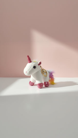 Rainbow Unicorn Key Ring & Bag Charm
