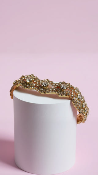 Geometric Flexi Crystal Tennis Bracelet