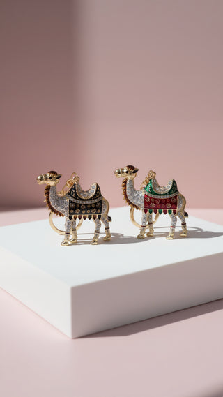 Camel Crystal Key Ring & Bag Charm