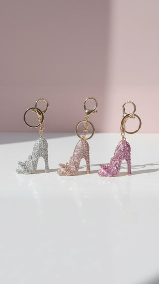 Stiletto Crystal Key Ring & Bag Charm