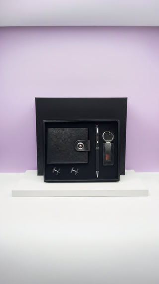 Men’s Premium Gift Sets – Wallet, Pen, Keyring & Cufflinks