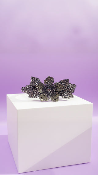 Women’s Crystal Flower Statement Headband & Hair Band