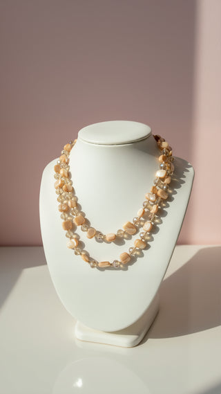 Boho Long Beaded Necklace