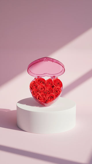 Scented Roses With Gift Box Carry Case