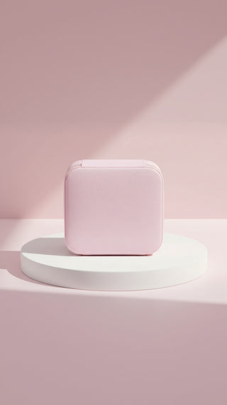Portable Square Travel Jewellery Box