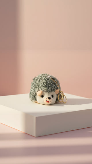Hedgehog Plush Key Ring & Bag Charm