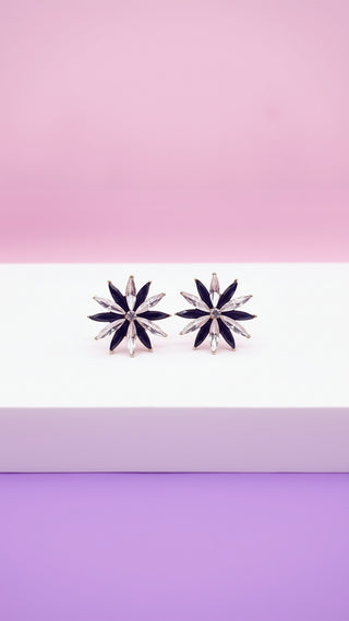 Starburst Crystal Stud Earrings