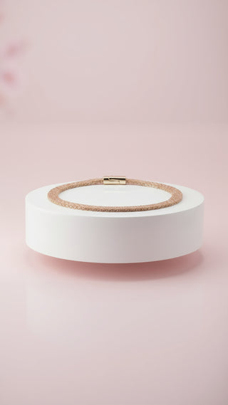 Elixir Collection Radiance Collar Crystal Necklace With Magnetic Closure