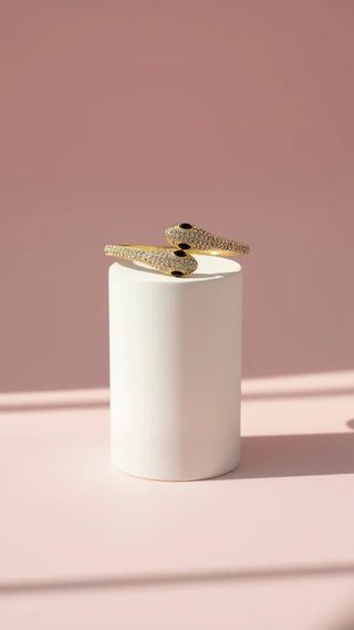 Waterproof Serpent Stainless Steel Snake Bangle