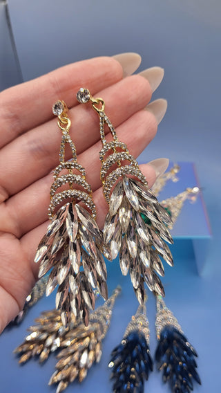 Kylie Clear Chandelier earrings ER5627