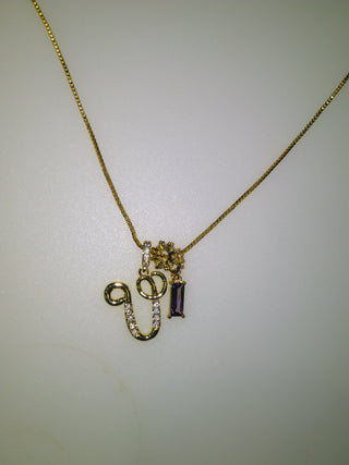Personalised Stone Initial Necklace