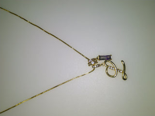 Personalised Stone Initial Necklace