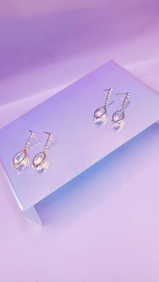 Halo Crystal Stud Earrings