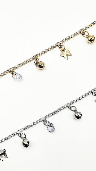 Butterfly Chain Link Anklet