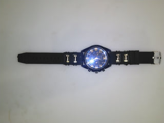 Men’s Black & Gold Sub Dial Sports Watch
