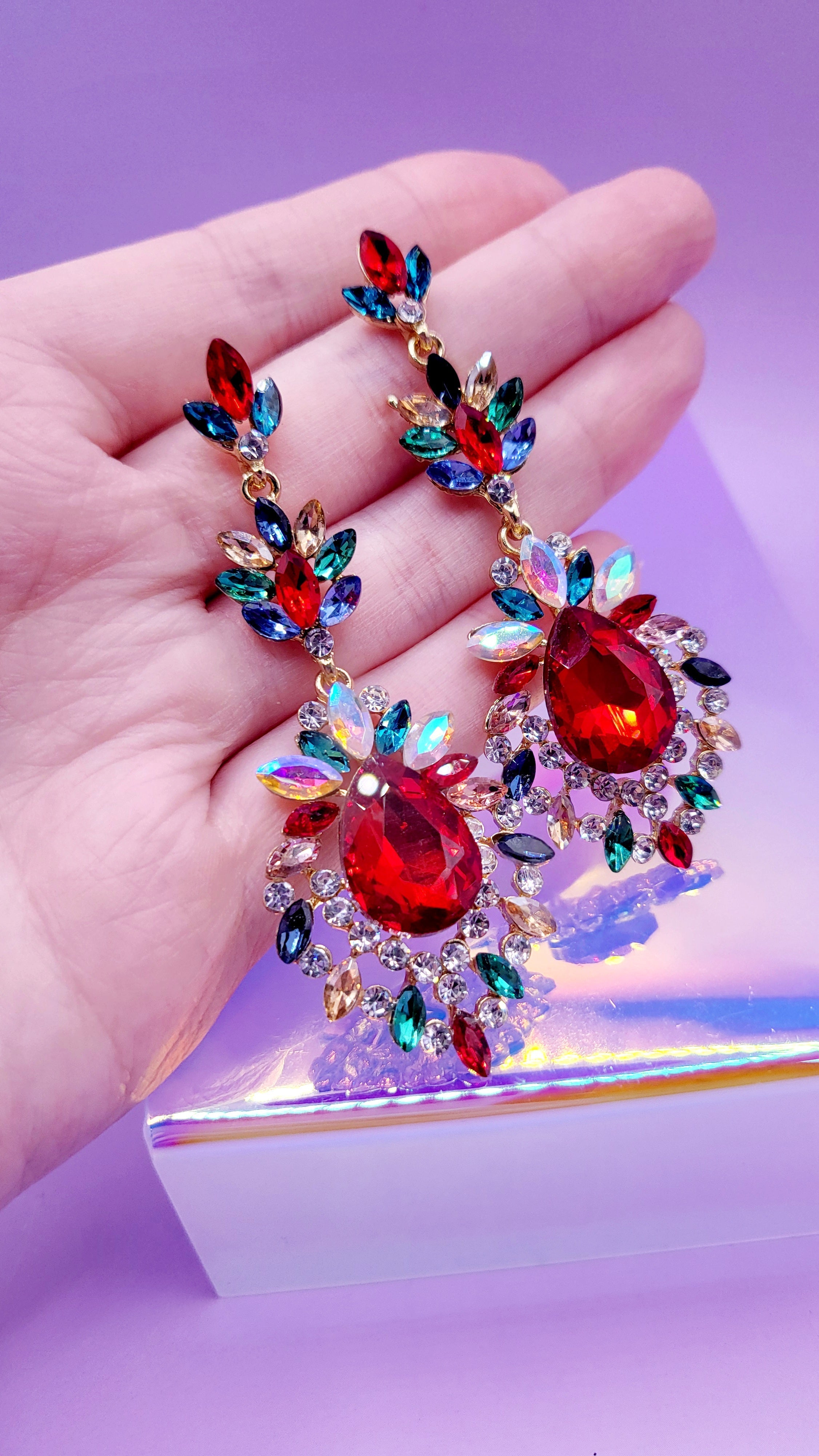 Forever Crystal Drop and Dangle Earrings - Main Image