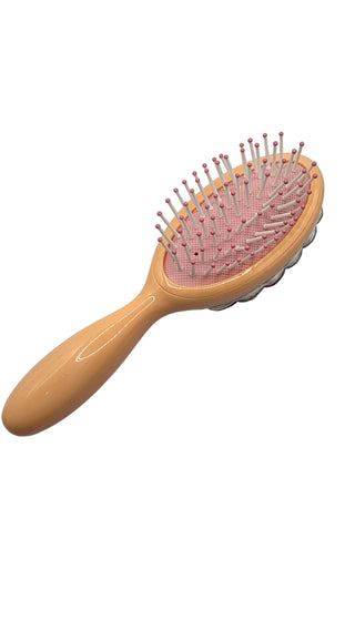 Jeweled Crystal Paddle Oval Hair Brush Massage Comb