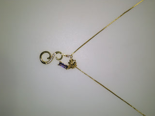 Personalised Stone Initial Necklace